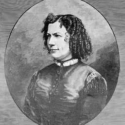 Portrait of Eugenie Marlitt
