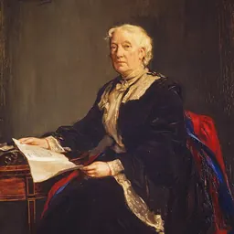 Portrait of Flora Stevenson