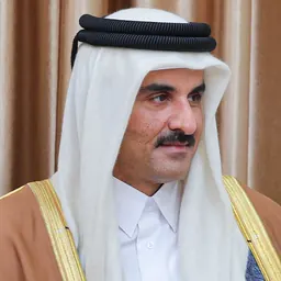 Portrait of Tamim bin Hamad Al Thani