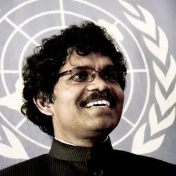Portrait of P K Mahanandia