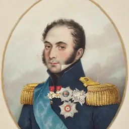 Portrait of Auguste, comte de La Ferronays