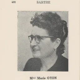 Portrait of Marie Oyon