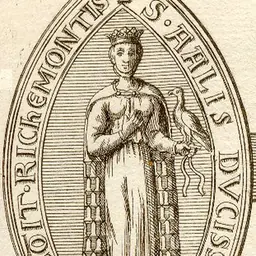 Portrait of Alix, duchess of Brittany