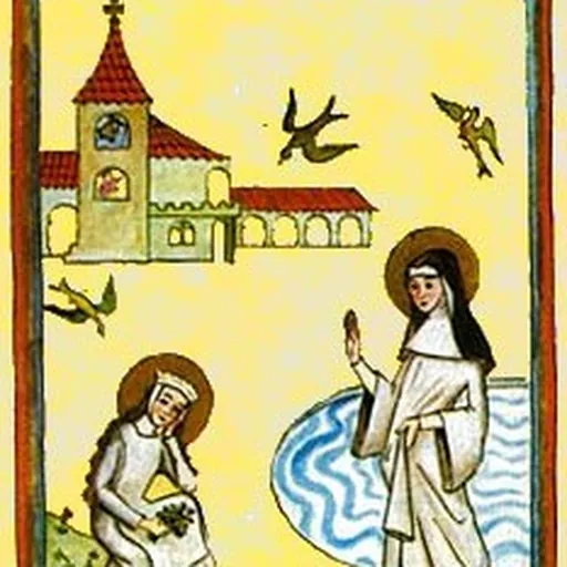Portrait of Gertrude of Hackeborn
