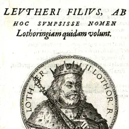 Portrait of Lothair II of Lotharingia