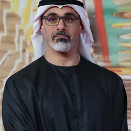 Portrait of Khaled bin Mohammed bin Zayed Al Nahyan