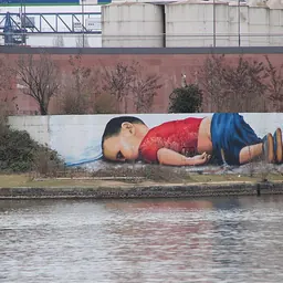 Portrait of Alan Kurdi