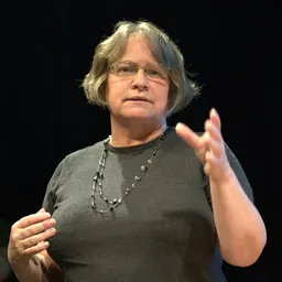 Portrait of Lindsey German