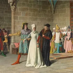 Portrait of Constance of Aragon, Queen of Majorca