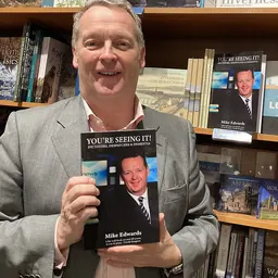 Portrait of Mike Edwards (Scottish journalist)