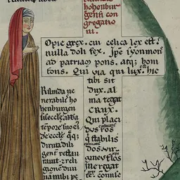 Portrait of Relindis of Hohenburg
