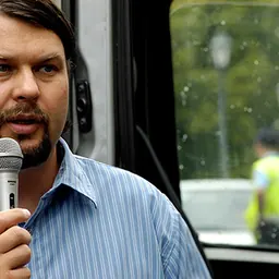 Portrait of Tamás Meggyes