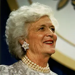 Portrait of Barbara Bush