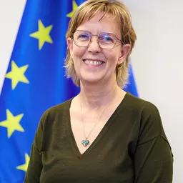Portrait of Maria Luís Albuquerque