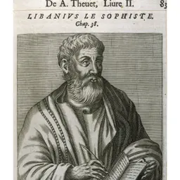 Portrait of Libanius