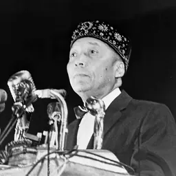 Portrait of Elijah Muhammad