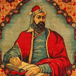 Portrait of Nizami Ganjavi