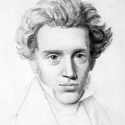 Portrait of Søren Kierkegaard