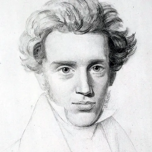 Portrait of Søren Kierkegaard