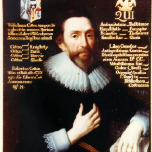 Portrait of Sir Robert Cotton, 1st Baronet, of Connington