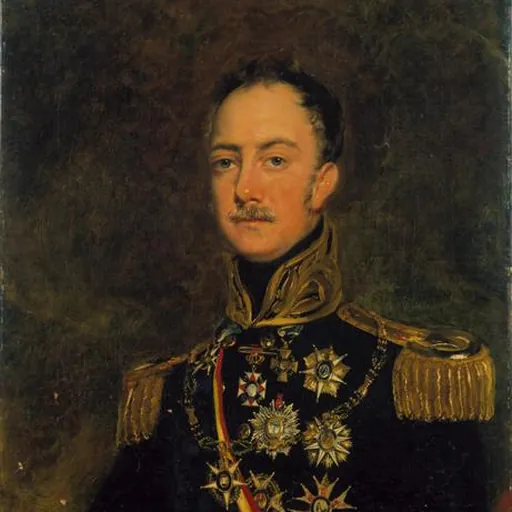 Portrait of António José Severim de Noronha, 1st Duke of Terceira