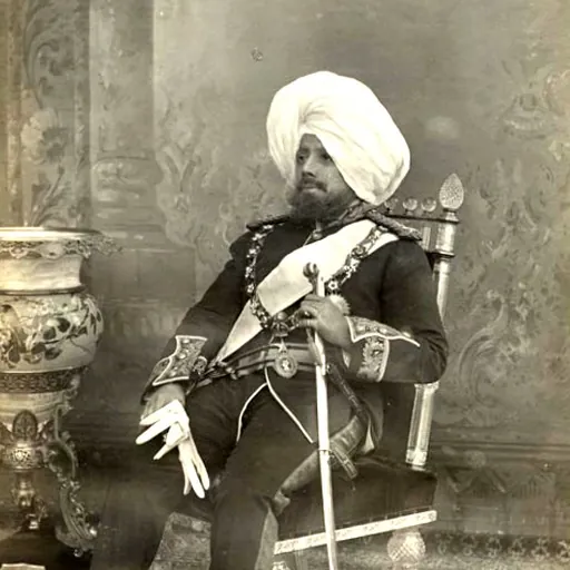 Portrait of Pratap Singh I of Kashmir