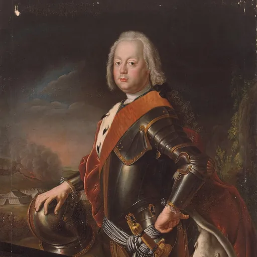Portrait of Christian August, Prince of Anhalt-Zerbst