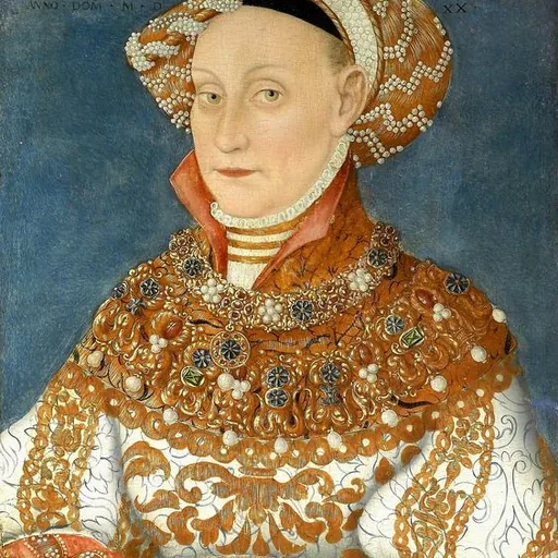 Portrait of Hedwig Jagiellon, Electress of Brandenburg