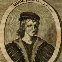 Portrait of Boso II of Arles