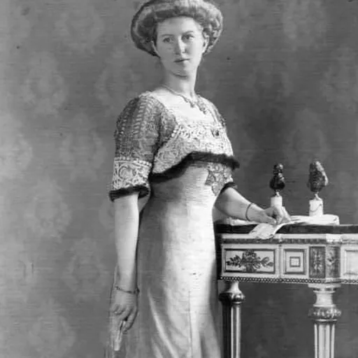 Portrait of Princess Viktoria Adelheid of Schleswig-Holstein