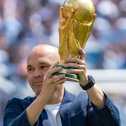 Portrait of Andrés Iniesta