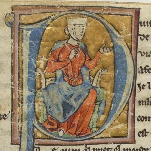 Portrait of Marie of France, Countess of Champagne