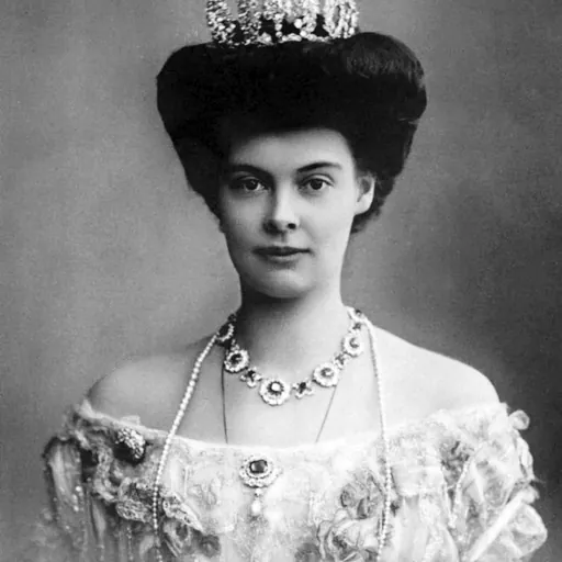 Portrait of Duchess Cecilie of Mecklenburg-Schwerin