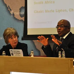 Portrait of Aaron Motsoaledi