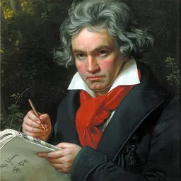 Portrait of Ludwig van Beethoven