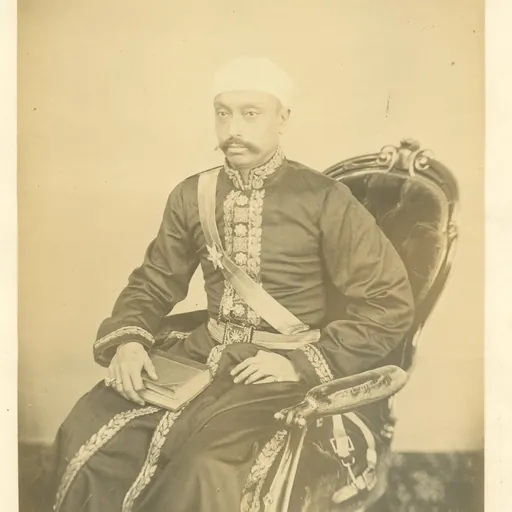 Portrait of Prince Turab Ali Khan, 1st Prince Salar Jung