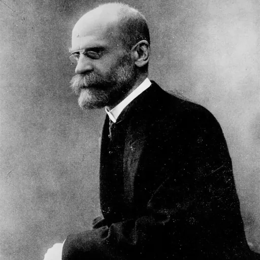Portrait of Émile Durkheim
