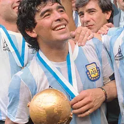 Portrait of Diego Maradona