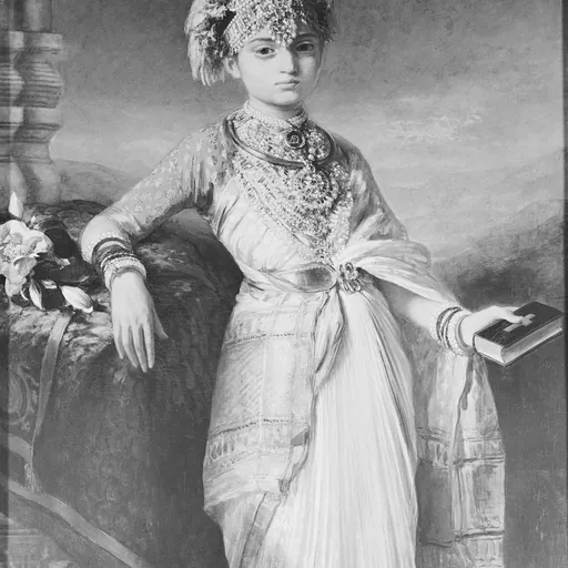 Portrait of Princess Victoria Gauramma of Coorg