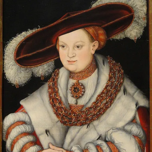 Portrait of Magdalena of Saxony