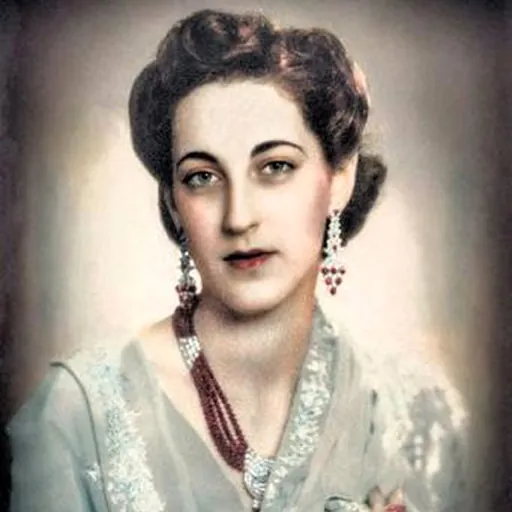 Portrait of Queen Jahanara of Palanpur