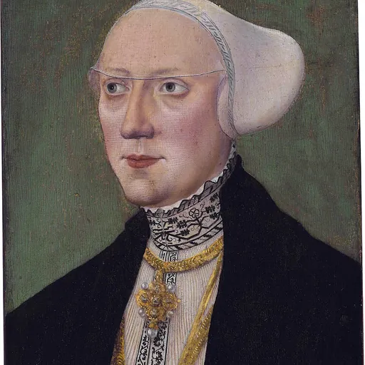 Portrait of Marie of Baden-Sponheim