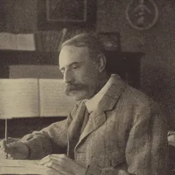 Portrait of Edward Elgar