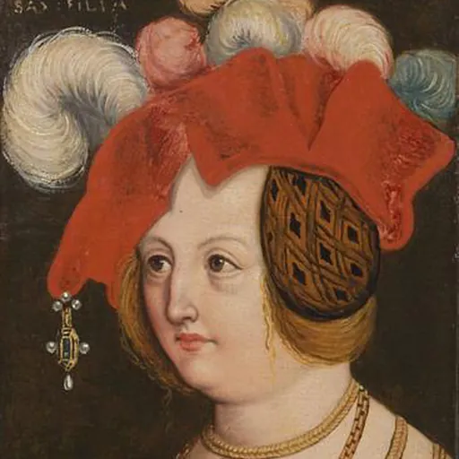 Portrait of Catherine of Saxony, Electress of Brandenburg