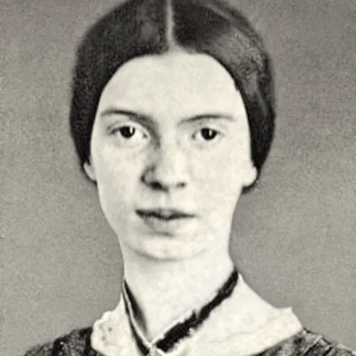 Portrait of Emily Dickinson