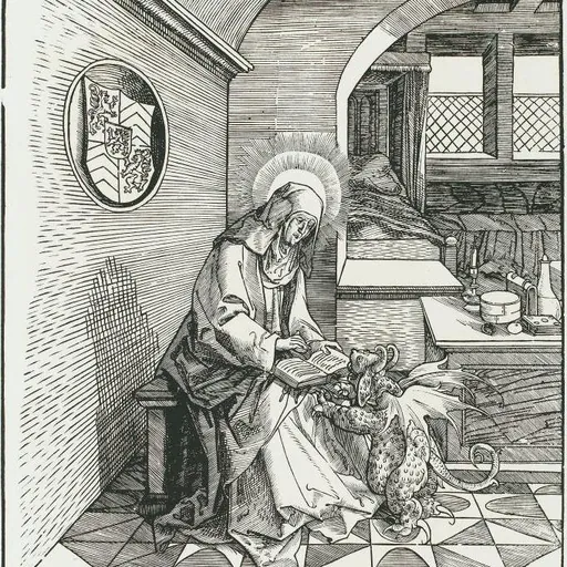 Portrait of Amalberga of Maubeuge