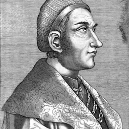 Portrait of Regino of Prüm