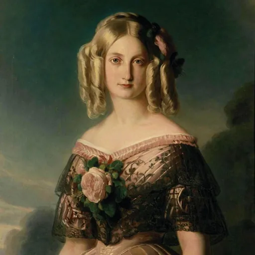 Portrait of Princess Maria Carolina, Duchess of Aumale
