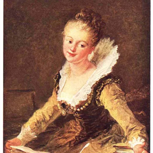 Portrait of Anne Louise Boyvin d'Hardancourt Brillon de Jouy