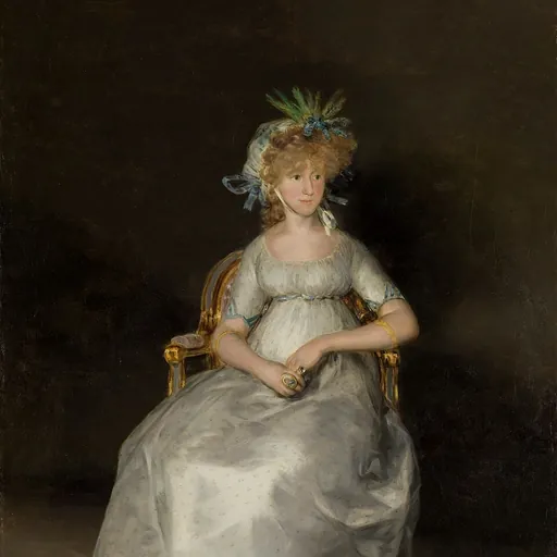 Portrait of María Teresa de Borbón, 15th Countess of Chinchón